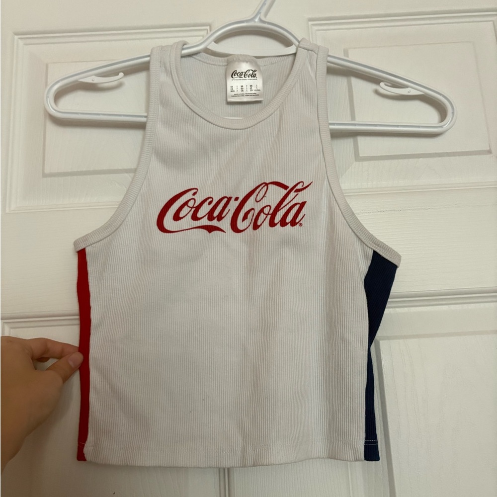 Coca Cola Kids Tank Top with Red and Blue Accents